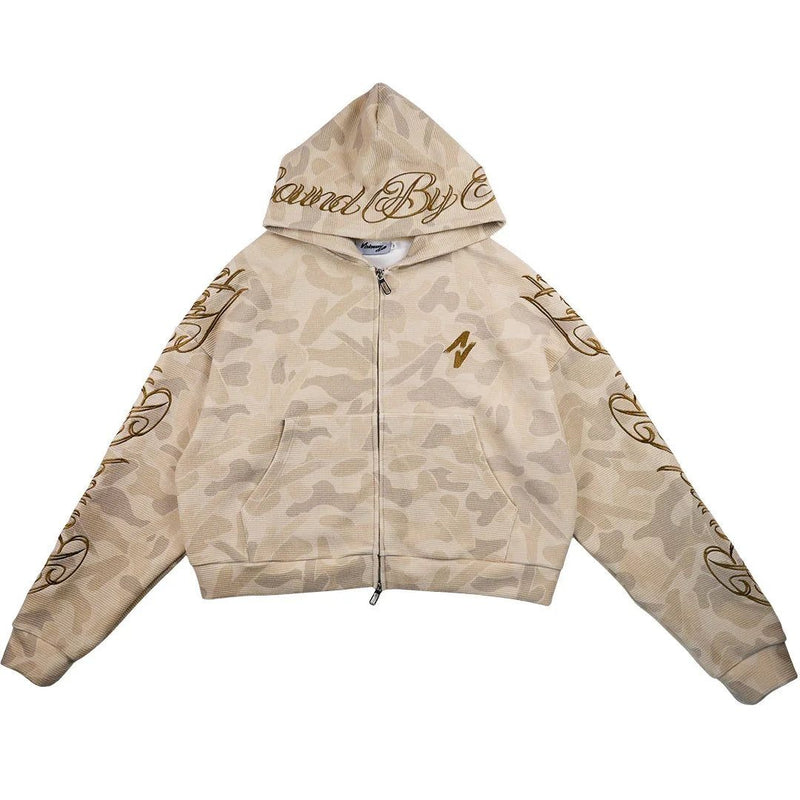 Visionary Club Bound By Fate Camo Zip Jacket