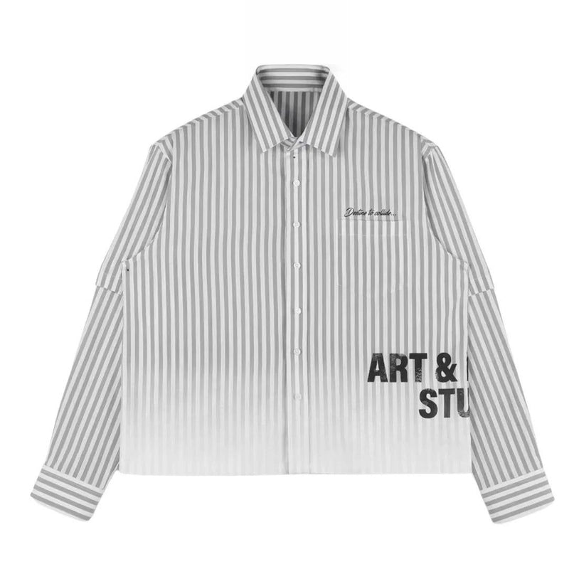 Visionary Club Button Up L/S Tee "Black"