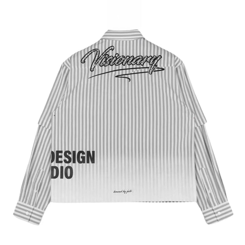 Visionary Club Button Up L/S Tee "Black"