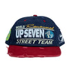 Up7Skate Atlanta International Street Team Snapback Hat "Red/Navy"