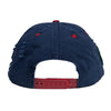 Up7Skate Atlanta International Street Team Snapback Hat "Red/Navy"