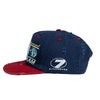 Up7Skate Atlanta International Street Team Snapback Hat "Red/Navy"