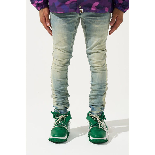 Serenede Espresso Skinny Jeans "Blue Wash"