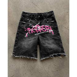 Prospera Graffiti Jorts "Black/Pink"