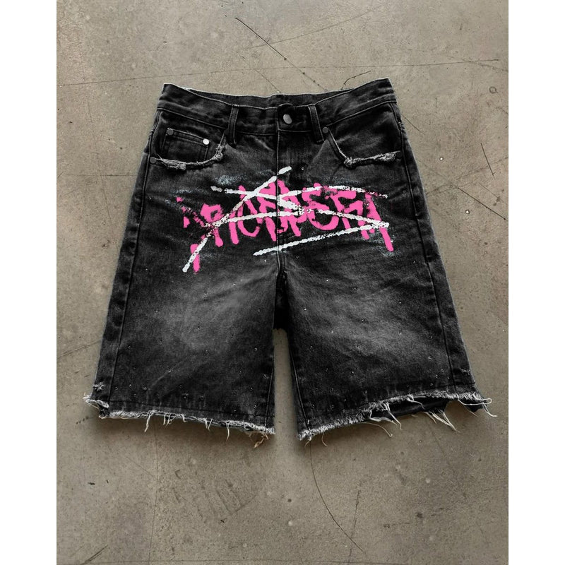 Prospera Graffiti Jorts "Black/Pink"