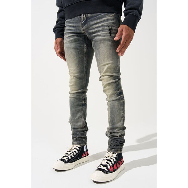 Serenede Gunmetal Skinny Jeans "Dark Blue Wash"