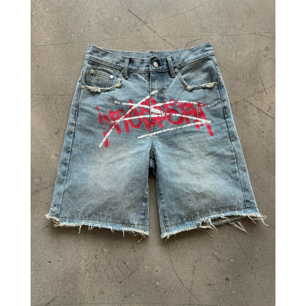 Prospera Graffiti Jorts "Blue/Red"