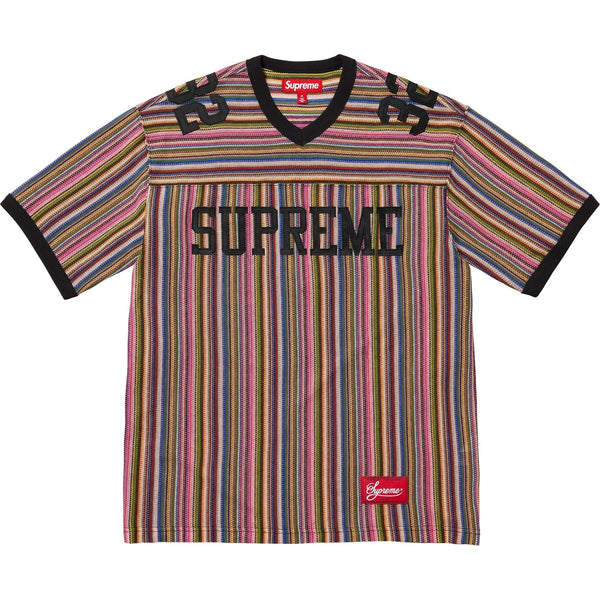 Supreme Open Knit Football Tee "Multicolor"