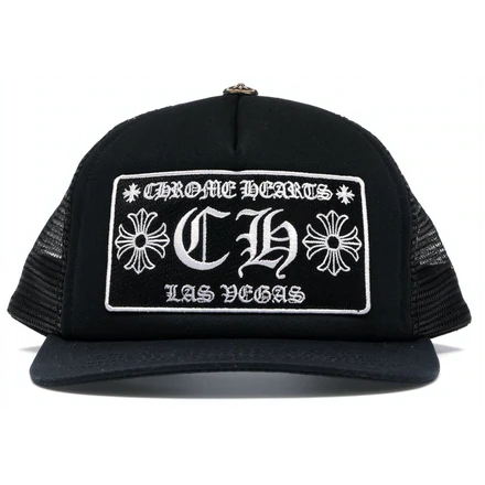 Chrome Hearts CH Las Vegas Trucker Hat "Black"