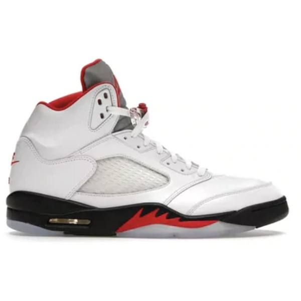 Jordan 5 Retro "Fire Red Silver Tongue"
