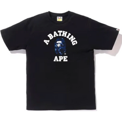 BAPE Color Camo College Tee "Black/Blue"