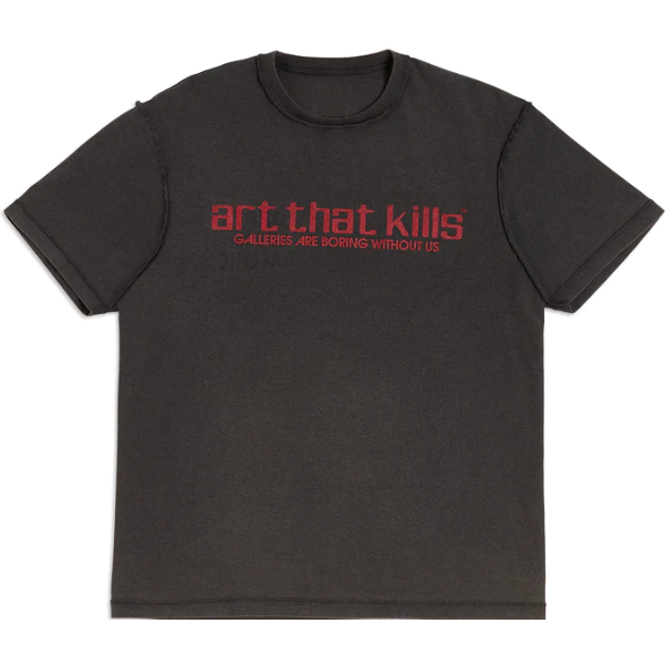 Gallery Dept. Art That Kills Reversible Tee "Vintage Black"