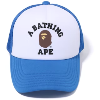 Bape Online Exclusive College Mesh Hat "Blue"