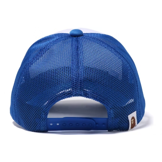 Bape Online Exclusive College Mesh Hat "Blue"