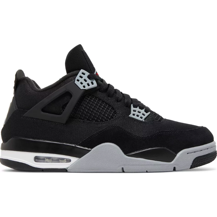 Jordan 4 Retro "Black Canvas"