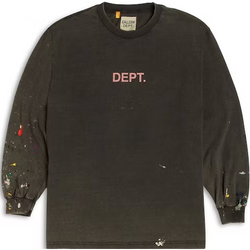 Gallery Dept. DEPT. Painted L/S Tee "Black"