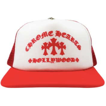 Chrome Hearts King Taco Trucker Hat "Red"