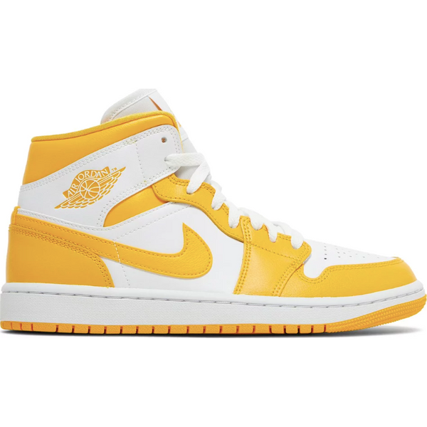 Jordan 1 Mid (W) "White University Gold"