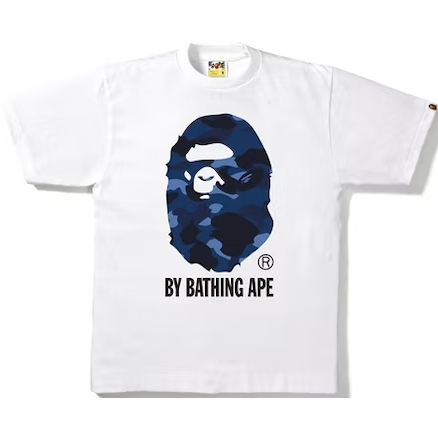 Bape Color Camo By Bathing Ape Tee "Blue"