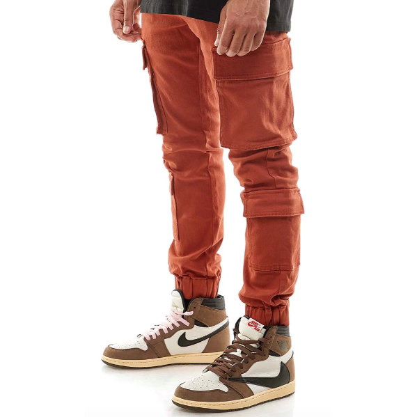 KDNK IV Cargo Jogger Pants " Rust Orange"