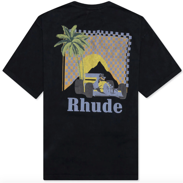 Rhude Moonlight Tropics Tee "Black"